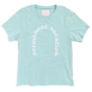 ❤️🔥ban.do - Blue Permanent Vacation Graphic T-shirt - XL